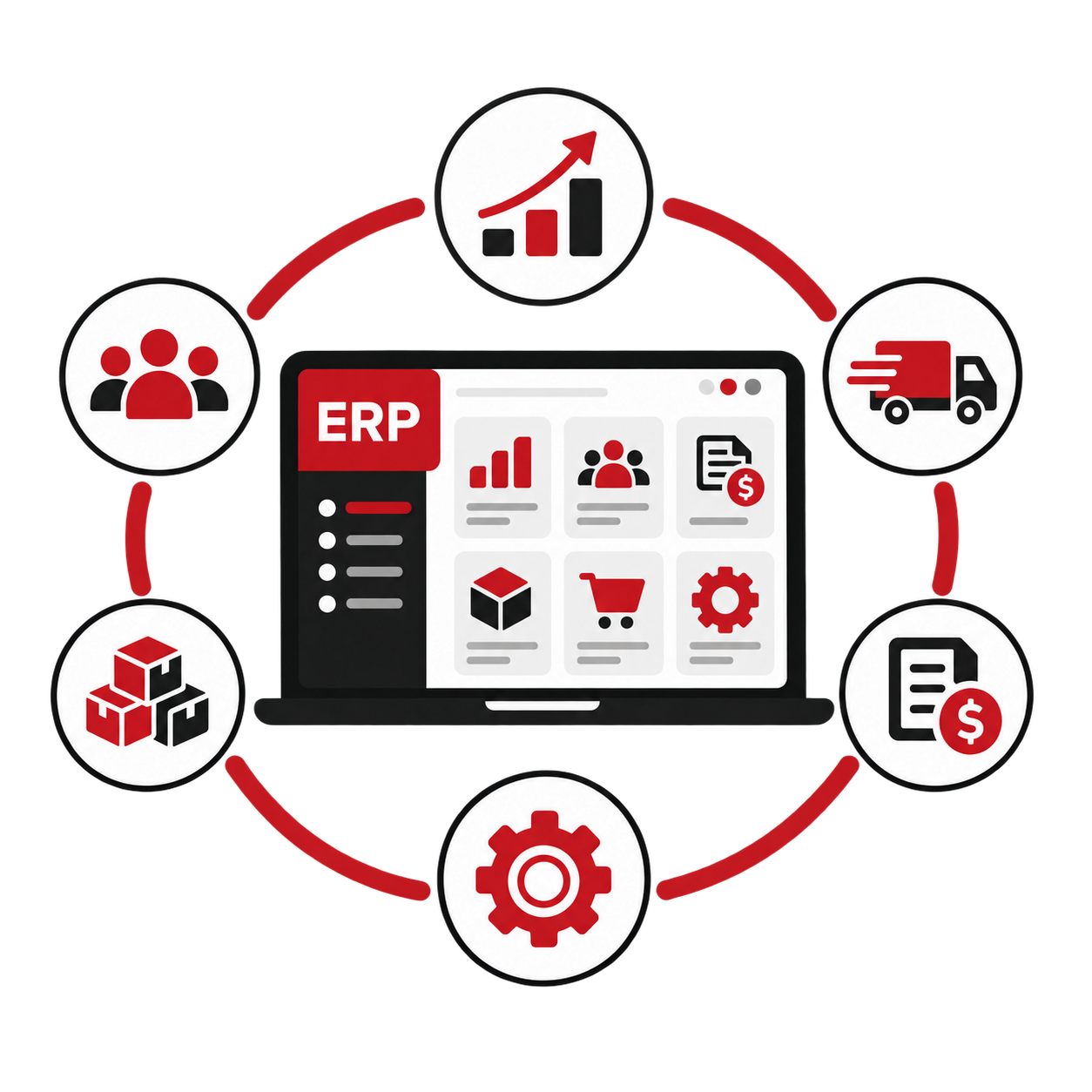 Custom ERP Business Management System